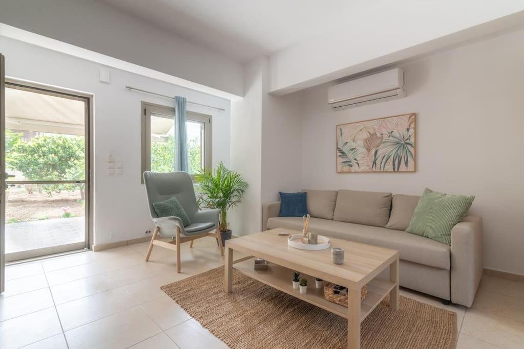 Citrea Stylish House With Garden Near Beach Ираклион Экстерьер фото